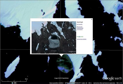 2015-04-08.g., Antarctica (Baza 2) gdje je nestao ledenik ispred ulaza u tunel ? (slika iznad iz 2013.g.) *** kame has disappeared glacier in front of the entrance to the tunnel?) (picture above from 2013). 