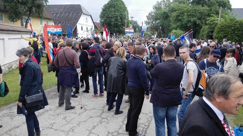 Bleiburg 2015-05-16.g., "Sječanje na žrtve 1945.g."