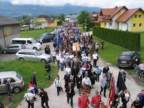 Bleiburg 2015-05-16.g., "Sječanje na žrtve 1945.g."