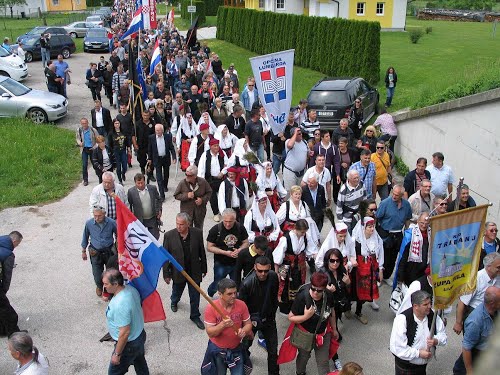 Bleiburg 2015-05-16.g., "Sječanje na žrtve 1945.g."