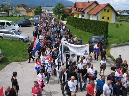 Bleiburg 2015-05-16.g., "Sječanje na žrtve 1945.g."