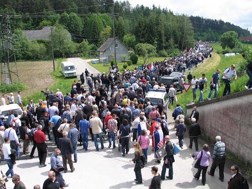 Bleiburg 2015-05-16.g., "Sječanje na žrtve 1945.g."