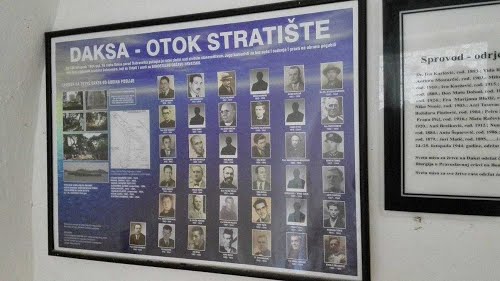 Dubrovnik, otok Daksa, 25.10.2014.g.: komemoracija povodom 70 godina pokolja 1944.g.