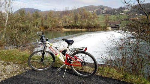 Male Braslovče 2014-11-22.g., reka Savinja in slap