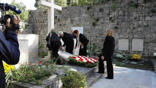 Dubrovnik, otok Daksa, 25.10.2014.g.: komemoracija povodom 70 godina pokolja 1944.g.
