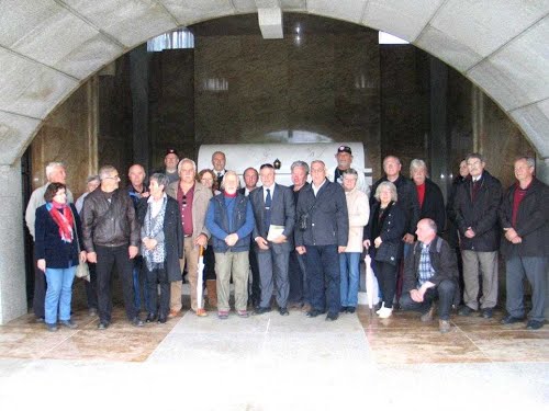 Teharje 2014-05-17.g., Dubrovački Domobrani i Udruga Macelj 1945 u posjeti Spomen parku Teharje
