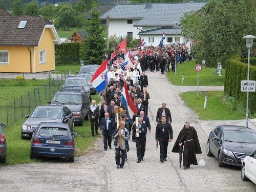 Bleiburg 2014-05-17.g., "Sječanje na žrtve 1945.g."