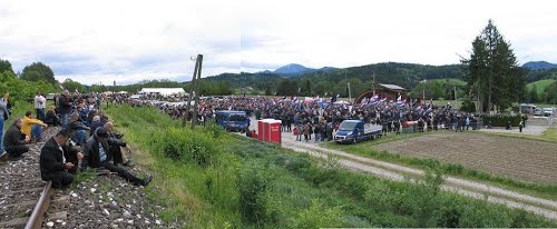 Bleiburg 2014-05-17.g., "Sječanje na žrtve 1945.g."