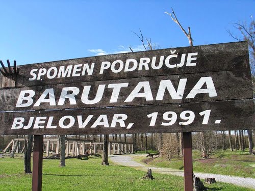 Bjelovar - Novi Skočani 2013-04-13.g., Spomen područje "BARUTANA".