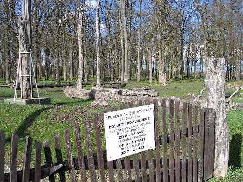 Bjelovar - Novi Skočani 2013-04-13.g., Spomen područje "BARUTANA".