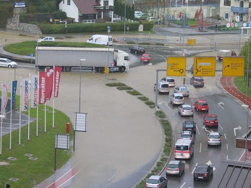 Velenje 2012-11-05.g,, dnevi velikih jesenskih padavin 