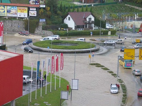 Velenje 2012-11-05.g,, dnevi velikih jesenskih padavin 