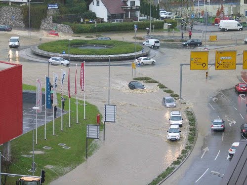 Velenje 2012-11-05.g,, dnevi velikih jesenskih padavin 