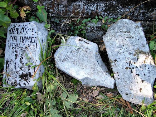 2012-09-09.g., hodočašće u Zrinu, mjesto četniško-komunističkog genocida 1943.g. nad Hrvatima. Ostaci katoličke crkve iz 13.stolječa i ostaci grobišta uz crkvu..