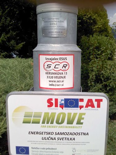 Velenje 2012-08-10.g., Energetsko samozadostna ulična svetilka