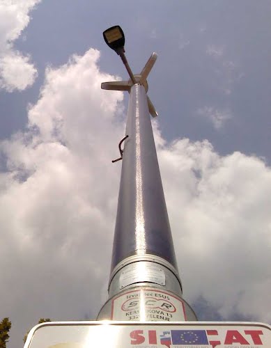 Velenje 2012-08-10.g., Energetsko samozadostna ulična svetilka