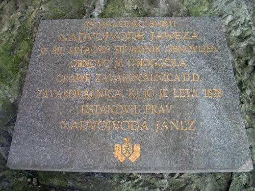Huda luknja 2012-08-01.g., spomenik nadvojvodi - IOHANN ERZEHERZOG (1828.)