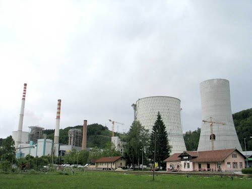 Šoštanj 2012-06-13.g., TEŠ 6. blok v gradnji
