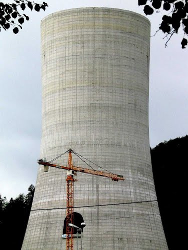 Šoštanj 2012-06-13.g., TEŠ 6. blok v gradnji