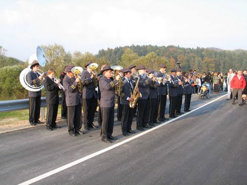 Gorenje - Veliki vrh 2010-10-15.g. slavnostno odprtje mostu čez reko Pako