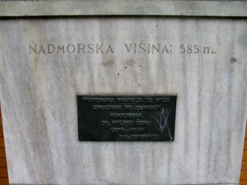 Jesenice 2010-07-12., nadmorska višina mesta Jesenice ( 585m )