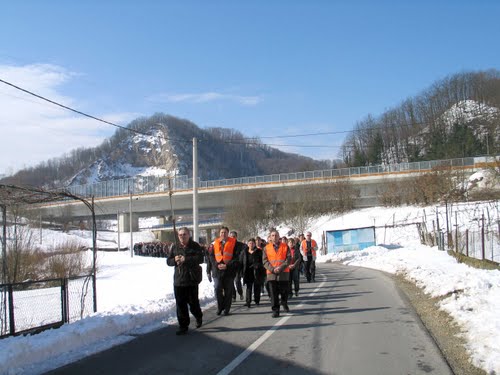 Macelj 13-03-2010.g.: KORIZMENI KRIŽNI PUT "STOPAMA POBIJENIH" ĐURMANEC - ILOVAC - MACELJ