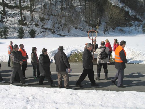 Macelj 13-03-2010.g.: KORIZMENI KRIŽNI PUT "STOPAMA POBIJENIH" ĐURMANEC - ILOVAC - MACELJ