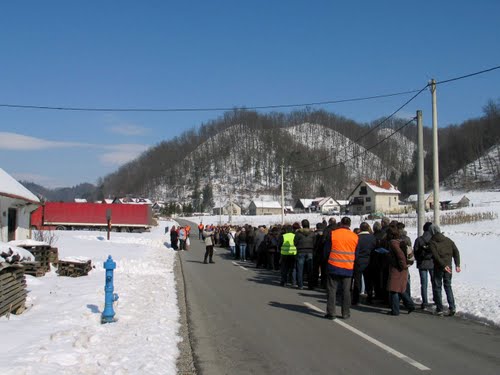 Macelj 13-03-2010.g.: KORIZMENI KRIŽNI PUT "STOPAMA POBIJENIH" ĐURMANEC - ILOVAC - MACELJ