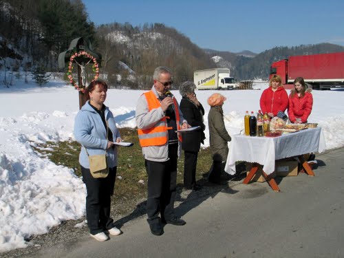 Macelj 13-03-2010.g.: KORIZMENI KRIŽNI PUT "STOPAMA POBIJENIH" ĐURMANEC - ILOVAC - MACELJ