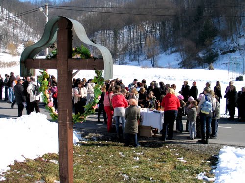 Macelj 13-03-2010.g.: KORIZMENI KRIŽNI PUT "STOPAMA POBIJENIH" ĐURMANEC - ILOVAC - MACELJ