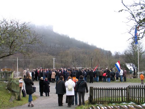 Gvozdansko 10-01-2010.g.: Prvo hodočašče Hrvatskim braniteljima