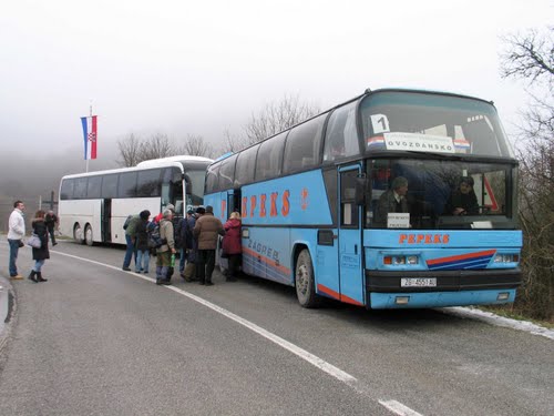Gvozdansko 10-01-2010.g.: Prvo hodočašče Hrvatskim braniteljima