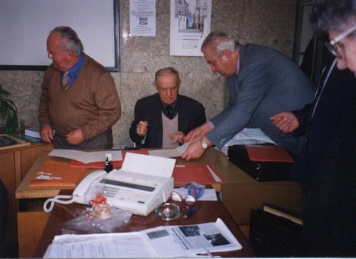 Varaždin 22-02-2001.g.: Potpisivanje povelje o suradnji izmedju hrvatskog i slovenskog drustva - istraživanje žrtava