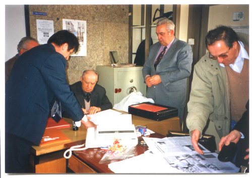 Varaždin 22-02-2001.g.: Potpisivanje povelje o suradnji izmedju hrvatskog i slovenskog drustva - istraživanje žrtava
