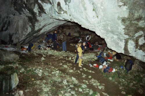 Karlovac -Tounj 1990.g.: takmičenje jamarske orijentacije - dvojac Leopold i Dragutin