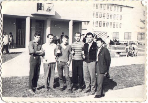 Ljubljana 1963. leto: ŠIG - športne igre gradbincev Slovenije, zračna puška, Dragutin treji