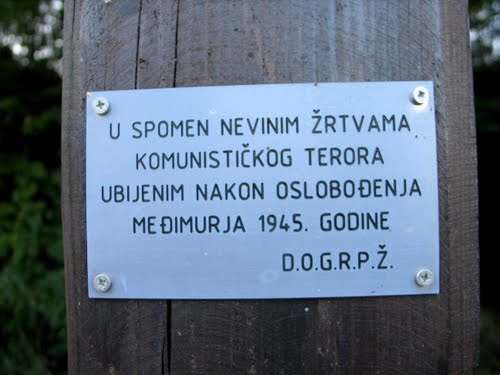 Zapis na križu nevine žrtve 'Ksajpe' (14-07-2007.g.)