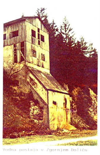 Gornji Dolič - enota železniške postaje, slika 1950.leta