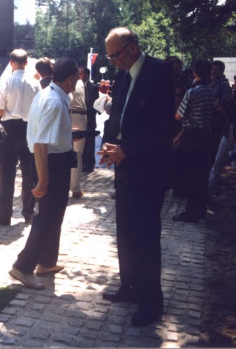 Dobrava 30-07-1999.g.: na dan ukopa poslije komemoracije. Jedini preživjeli iz svoje postrojbe !