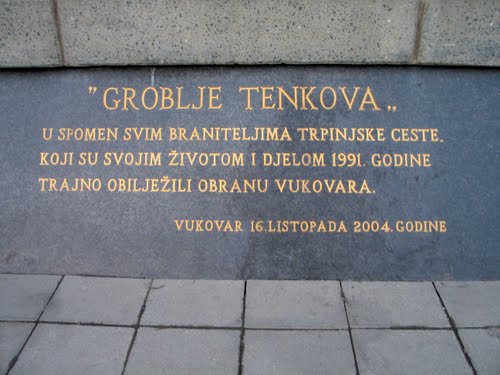 Vukovar-Trpinjska cesta 2008-11-15: pozdrav vjećnima
