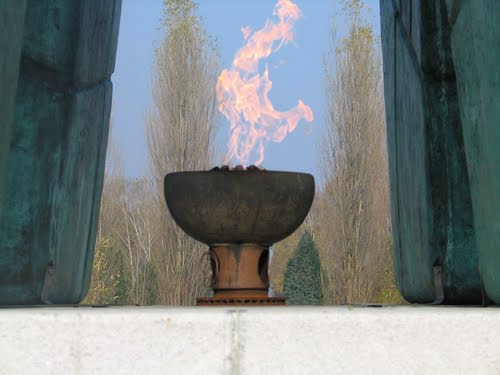 Vukovar-groblja 2008-11-15: plamen vijećnima