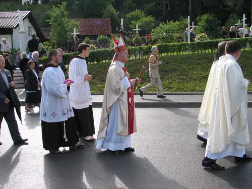 Macelj - Fruki dne 2009-06-07:  komemoracija povodom godišnjice ubijeni 21 svečenika