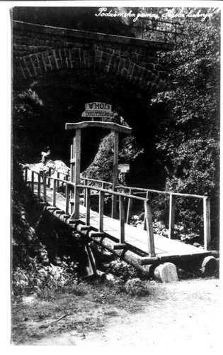 Eremit - Puščavnik v Hudi Luknji okoli 1934. leta