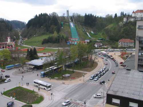 Velenje 2008.leta: izgradnja krožišča