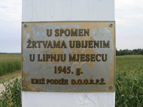 Gornji Hraščani - grobište Sep (2008.g.): hodočašče kod grobišta komunističkih žrtava 1945.g.