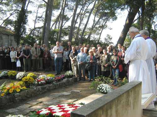 Daksa 25.10.2008.g.: misa zadušnica kod gtobišta-križa